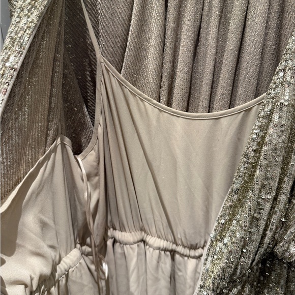 Pinko Glittering Silver Jumpsuit - Picture 8 of 12